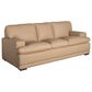 Bordeaux & Co 3-Piece Stationary Leather Living Room Set in Safari Fawn, , large