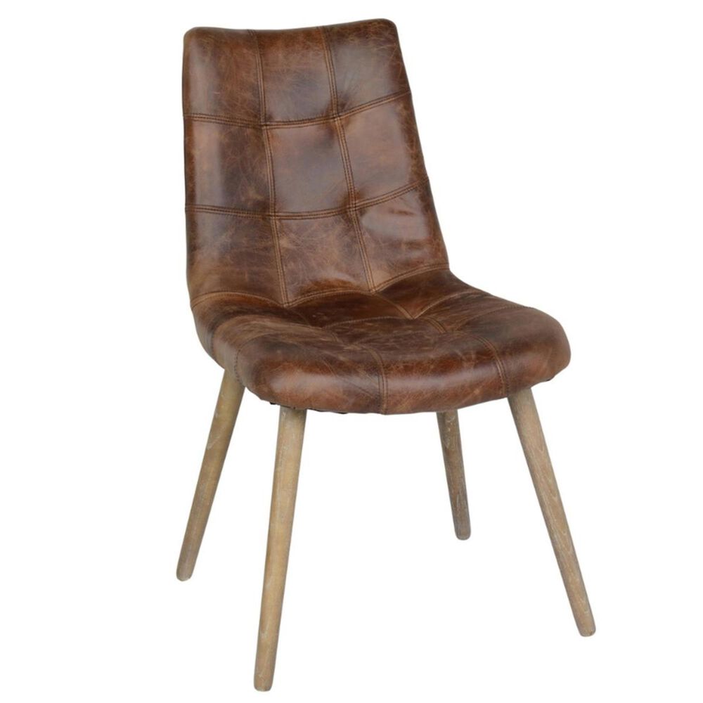 Greenbrier Interiors Roosevelt Side Chair Chestnut, , large