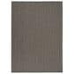 Nourison Horizon HOZ02 Charcoal 6" x 9" Indoor/Outdoor Area Rug, , large