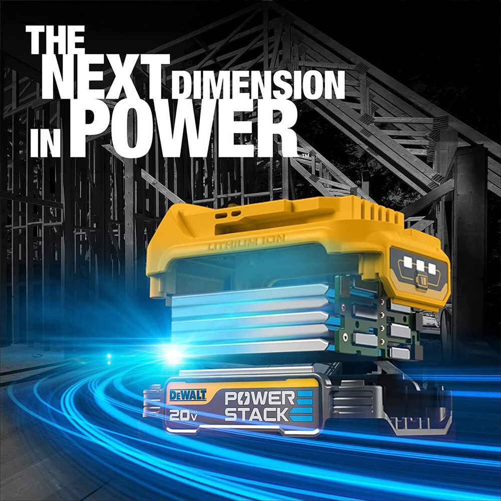 DEWALT POWERSTACK 20-V 2-Pack 1.7 Amp-Hour; 1.7 Amp-Hour Lithium-ion  Battery in the Power Tool Batteries & Chargers department at