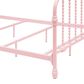 Furniture of America Wren Full Spindle Kids Bed in Pink, , large