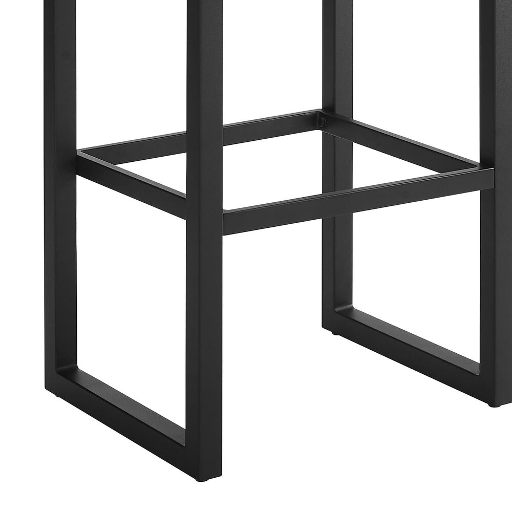 Linon Home Decor Holland Outdoor Bar Stool in Black (Set of 2), , large