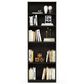 HOMLUX 5-Tier Display Bookshelf with Adjustable Shelves in Espresso, , large