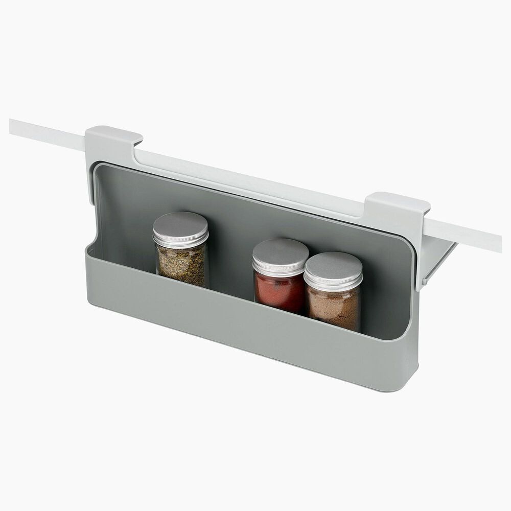 Joseph Joseph CupboardStore Under-Shelf Spice Rack in Grey and Stone, , large