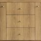 James Martin Vanities Hudson 60" Double Bathroom Vanity in Light Natural Oak with 3 cm Eternal Marfil Quartz Top and Rectangular Sinks, , large