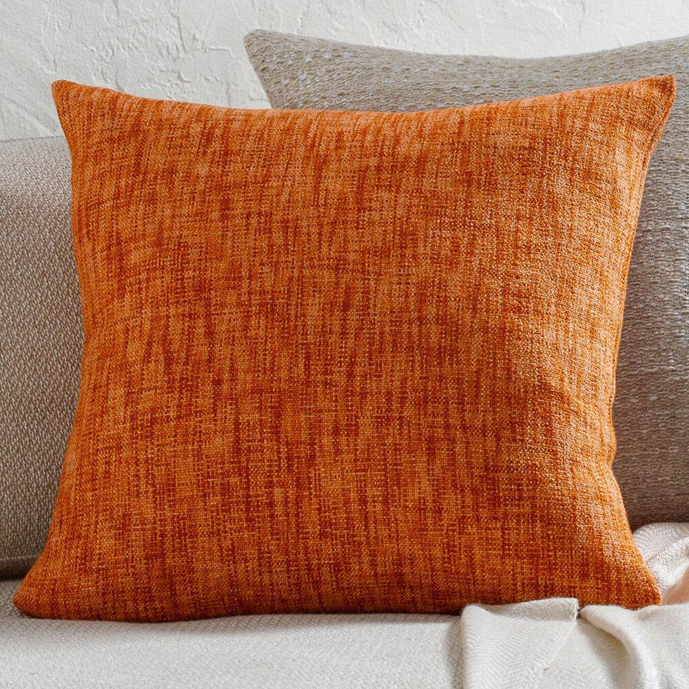 Surya Lizeth 20&quot; Square Throw Pillow in Copper, Camel, Brown and Desert Tan, , large