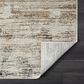 L&R Resources Brisbane Striped Gray and Multicolor 10" x 13"10" Area Rug, , large