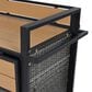 HOMLUX 53" Wicker Outdoor Kitchen Island in Grey, , large