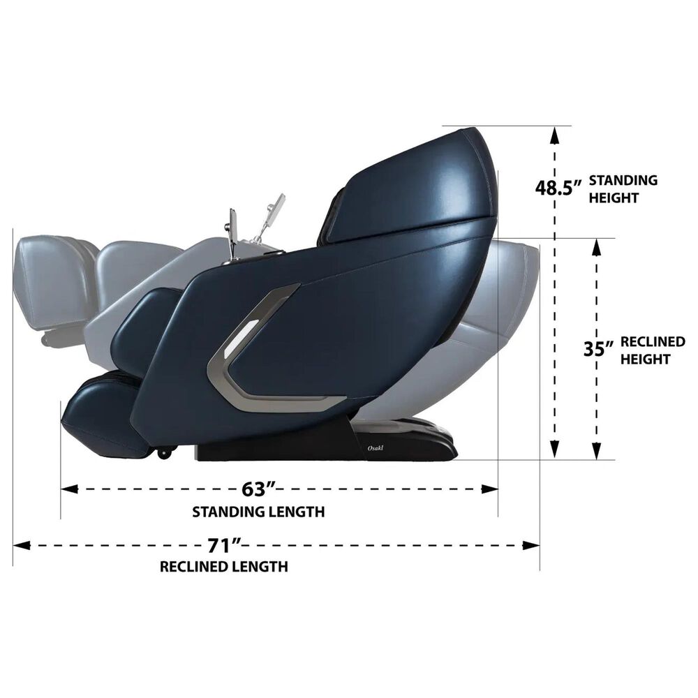 Osaki Bravo Duo 4D Massage Chair in Taupe, , large
