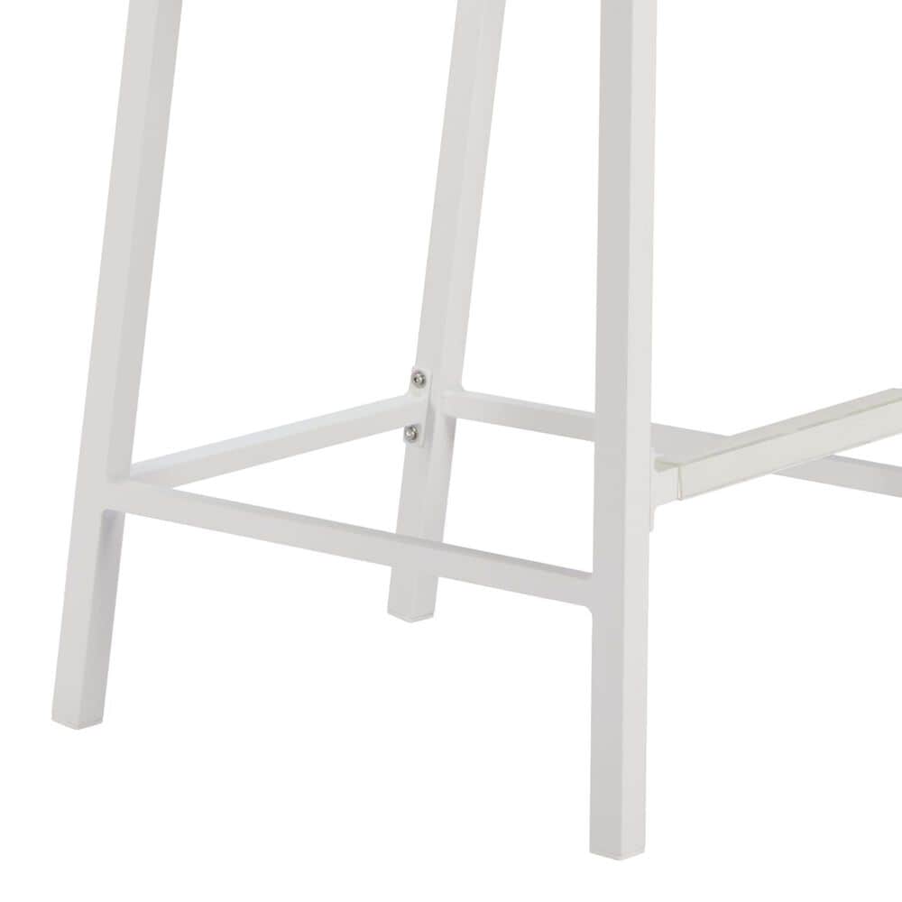 Zuo Modern Kayu Patio Barstool in White, , large