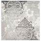 Safavieh Adirondack ADR114B-4SQ 4" x 4"  Silver/Ivory Square Rug, , large