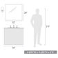 Golden Lighting Tribeca 1-Light Bath Vanity in Matte Black, , large