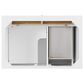James Martin Vanities Lorelai 36" Single Vanity in Bright White with 3 cm Eternal Marfil Quartz Top, , large