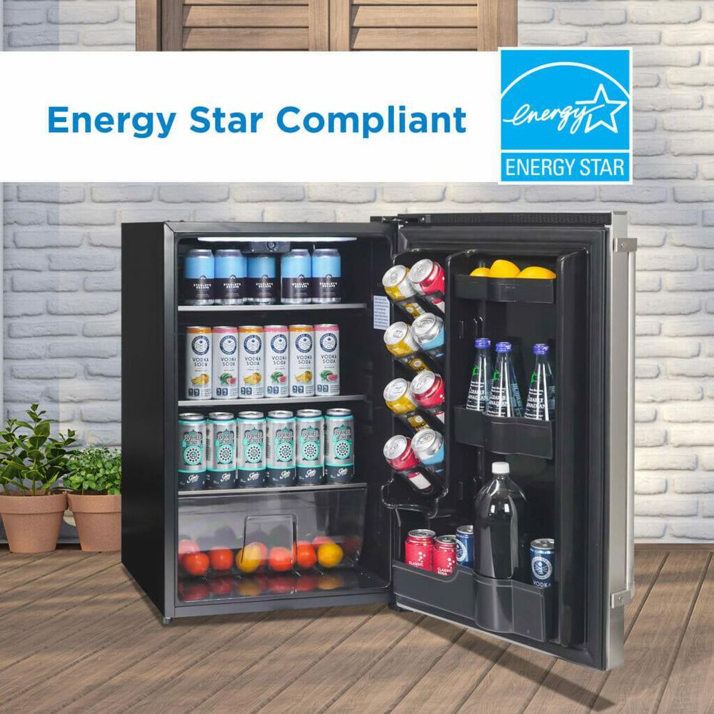 Danby 4.4 Cu. Ft. Outdoor Refrigerator in Stainless Steel, , large