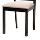 Baxton Studio Delilah Side Chair with Sand Cushion in Dark Brown (Set of 2), , large