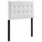 Modway Emily Upholstered Vinyl Full Headboard in Black, , large