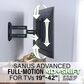Sanus Advanced Full-Motion 4D and Shift Wall Mount for 19" - 43" TVs in Black, , large