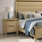 Mayberry Hill Grapevine Queen Panel Bed with Two Nightstands in Natural, , large