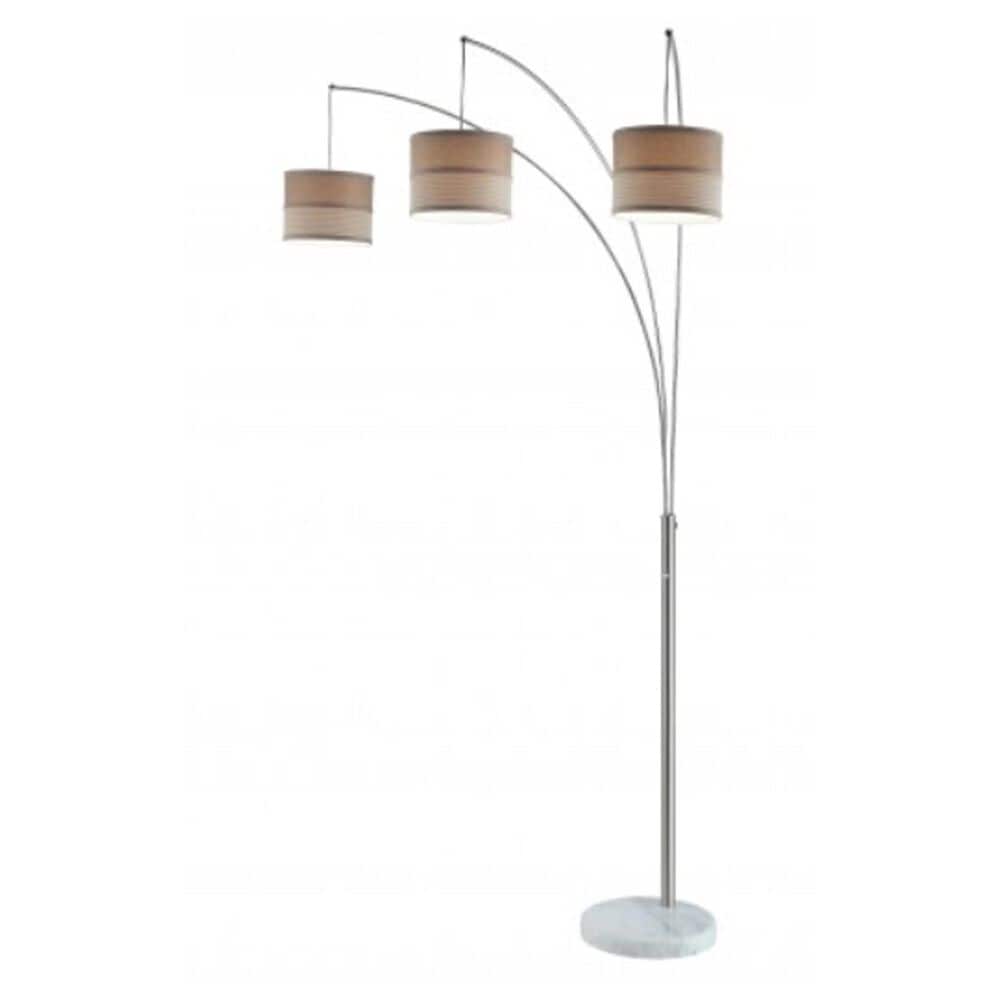Anthony California 3-Arm Arc Floor Lamp, , large