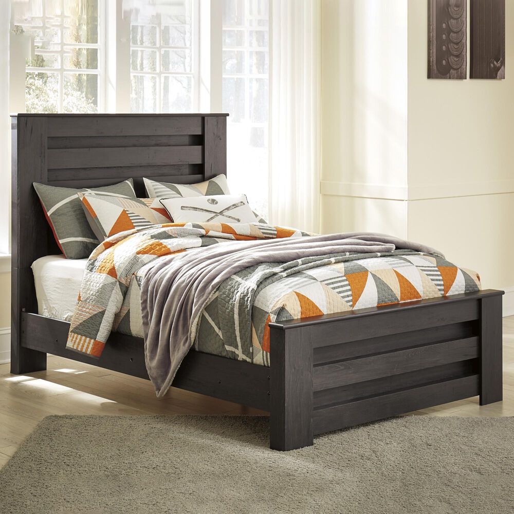 Ashley Brinxton Full Panel Bed in Charcoal, , large