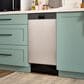 Whirlpool 18" Built-In Dishwasher with Half Load Cycle and Triple Spray Arms in Stainless Steel, , large