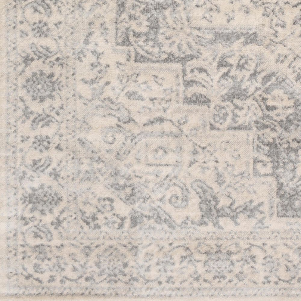 Surya Monaco MOC-2315 2&#39; x 3&#39; Silver Gray and Cream Scatter Rug, , large