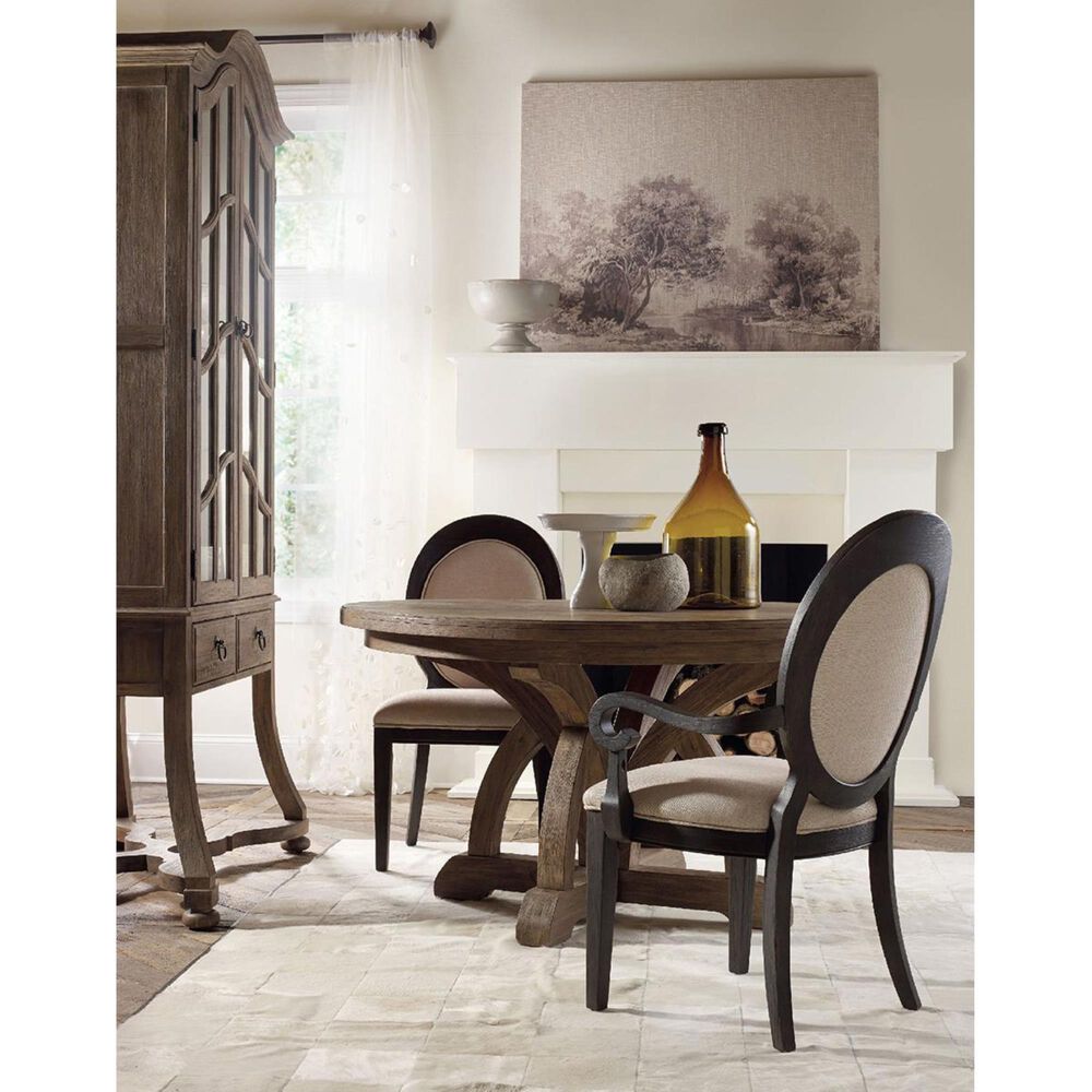 Hooker Furniture Corsica Oval Back Arm Chair (Set of 2), , large