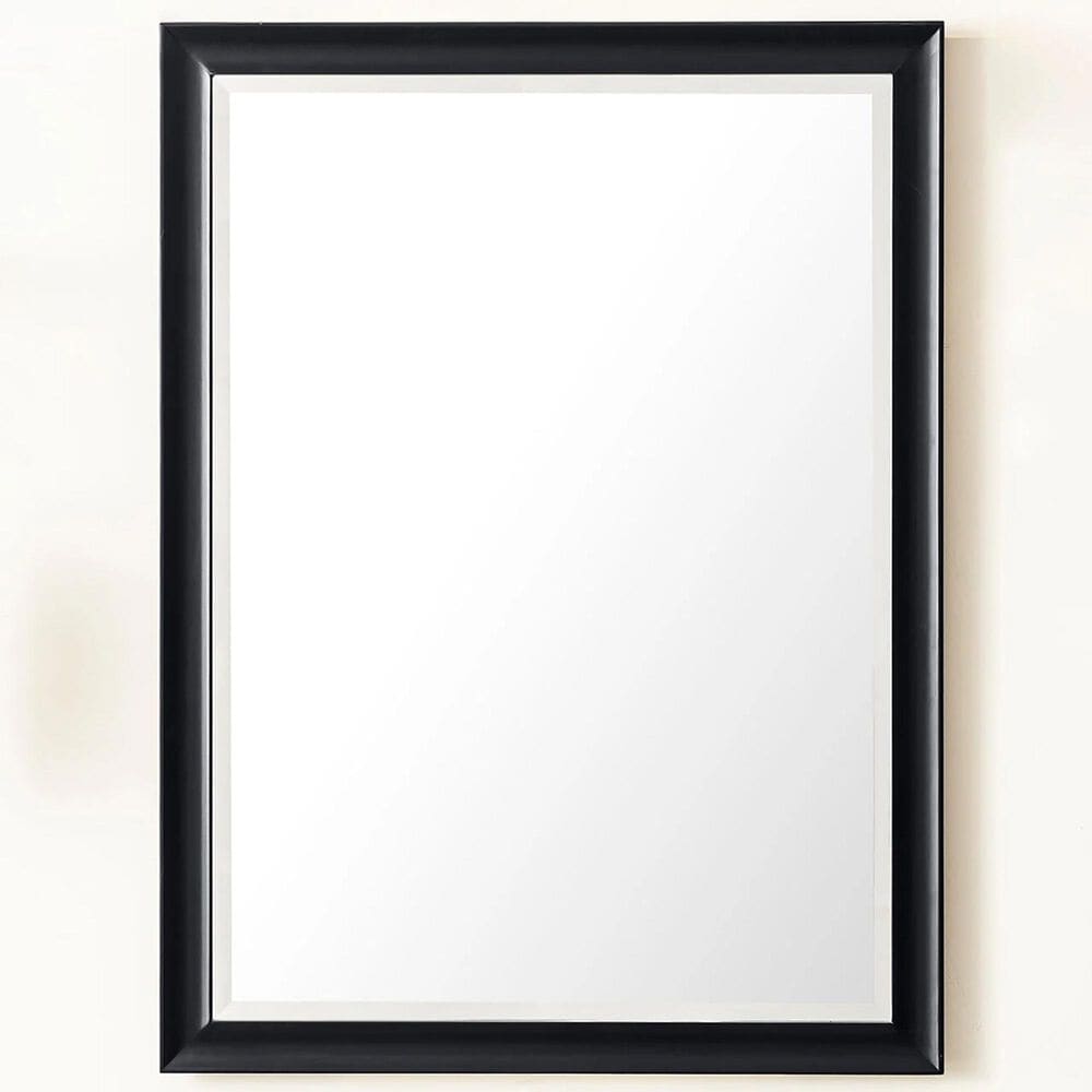 James Martin Vanities Glenbrooke 30" Rectangular Mirror in Black Onyx, , large