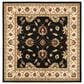 Safavieh Lyndhurst LNH553 6"7" Square Black and Ivory Area Rug, , large