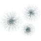 Maple and Jade 16", 20", 24" Wall Sculptures in Satin Silver (Set of 3), , large
