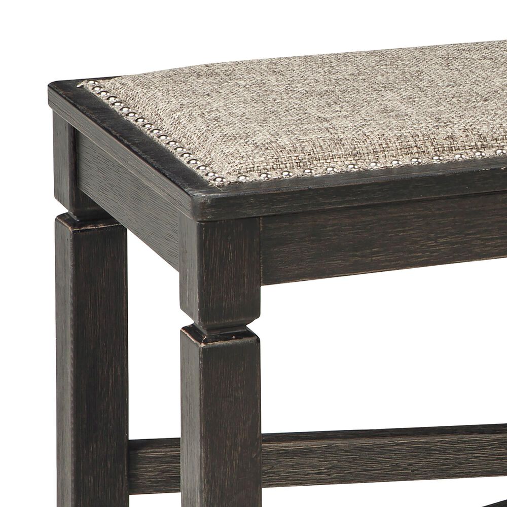 Ashley Tyler Creek Upholstered Dining Bench in Black, , large