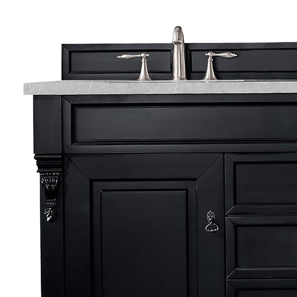 James Martin Brookfield 60" Double Bathroom Vanity in Antique Black
