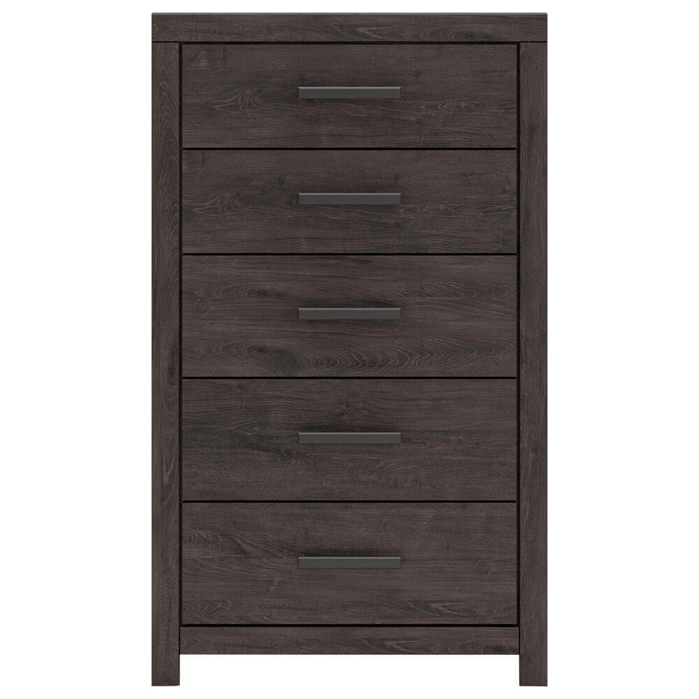 Ashley Prendonea 5-Piece Full Bedroom Set in Dark Charcoal, , large