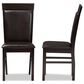 Baxton Studio Thea Side Chair in Dark Brown (Set of 2), , large