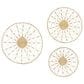 Maple and Jade 20", 24", 28" Plant Plate Basket Home Wall Decor in Brown (Set of 3), , large