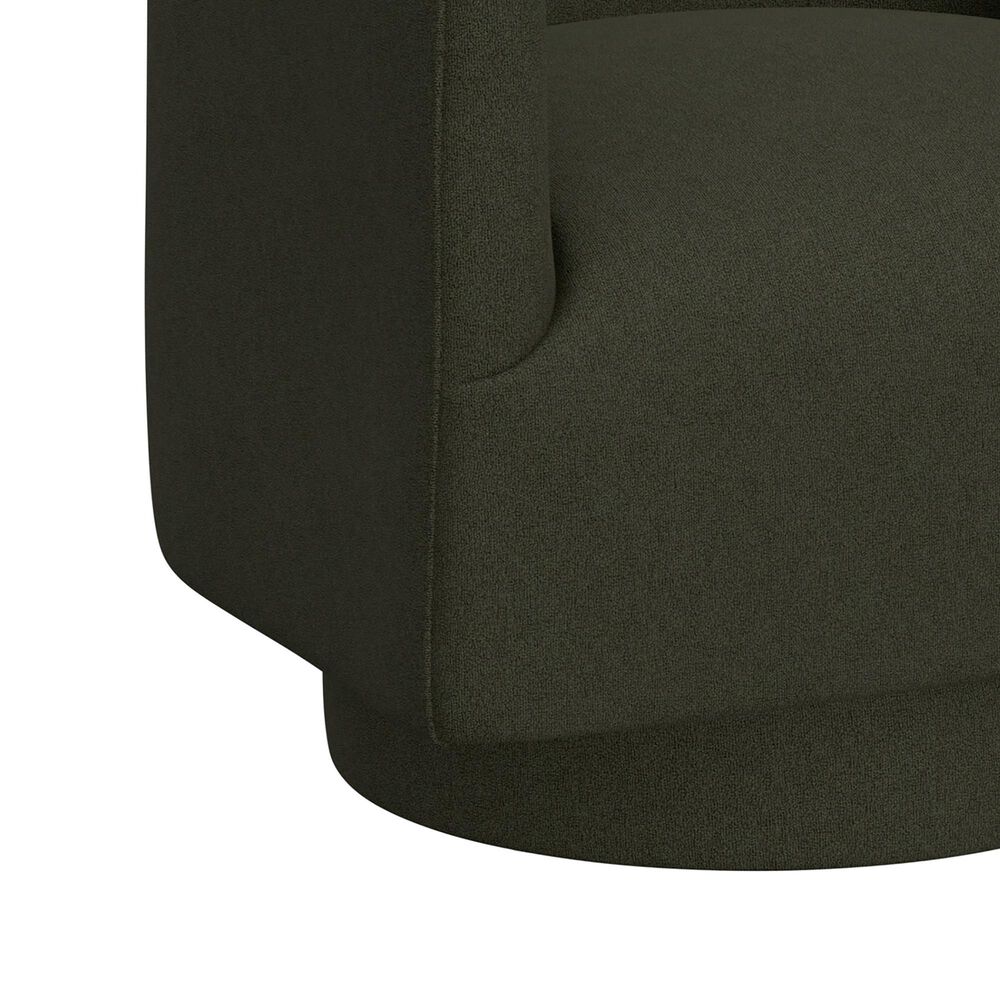 Emerald Home Furnishings Brylee Swivel Accent Chair in Green, , large