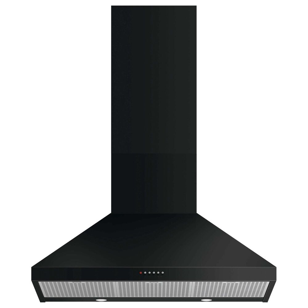 Fisher &amp; Paykel 36&quot; Classic Wall Hood with Pyramid Chimney in Black, , large