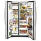 GE Appliances 2-Piece Kitchen Package with 25.1 Cu. Ft. Side-By-Side Refrigerator and Integrated Dishwasher in Fingerprint Resistant Stainless, , large