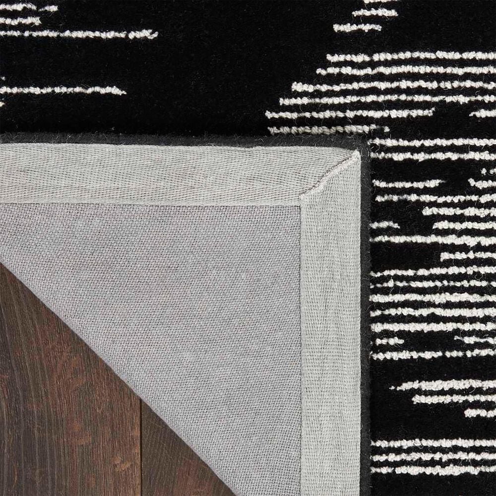 Nourison Ma30 Star 4&#39; x 6&#39; Black and Ivory Area Rug, , large
