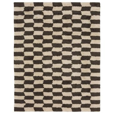 Drew and Jonathan Home Kasbah Safi 6" x 9" Black and White Area Rug, , large
