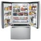 GE Appliances 27.0 Cu. Ft. Fingerprint Resistant French-Door Refrigerator in Stainless Steel, , large