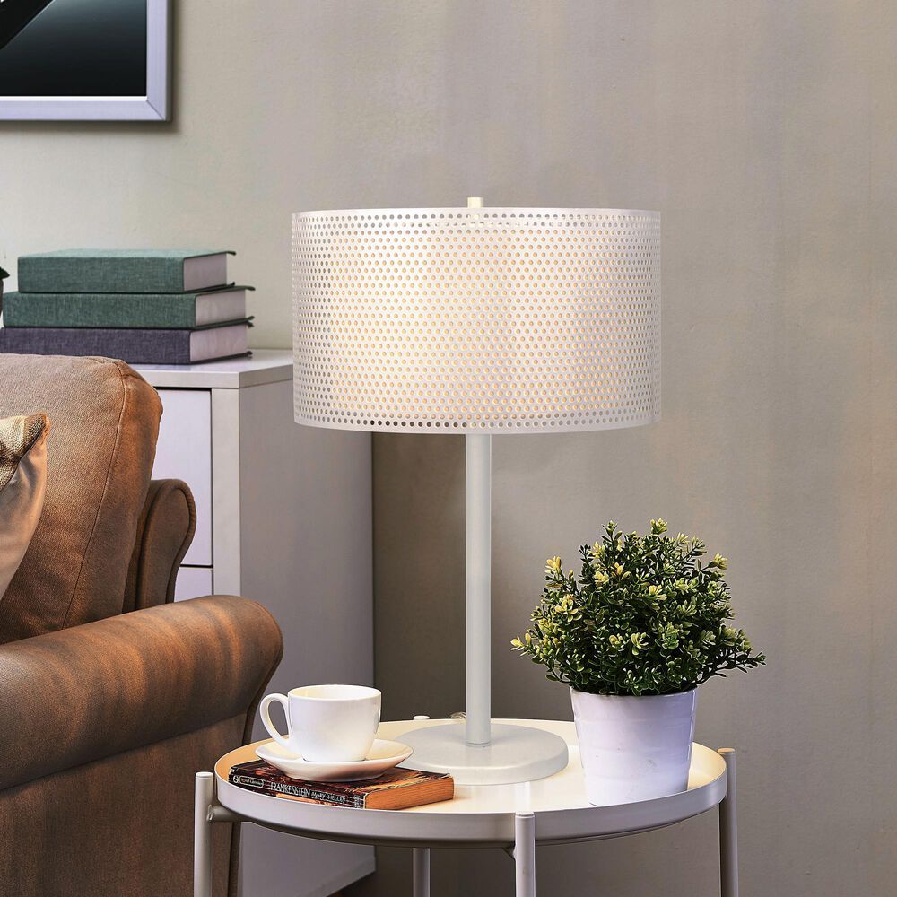 Lite Source Parmida Table Lamp in White, , large