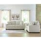 Ashley Greenbriar Stationary Loveseat Chaise in Ivory, , large