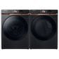Samsung Laundry Pair with 5.0 Cu. Ft. Smart Front Load Washer with 7.5 Cu. Ft. Smart Electric Dryer in Brushed Black , , large