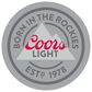 Timberlake Officially Licensed Coors Light Logo Dartboard Cabinet Set in Grey, , large