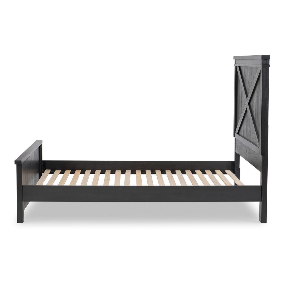 Legacy Classic Flatiron Full Panel Bed with Trundle in Midnight, , large
