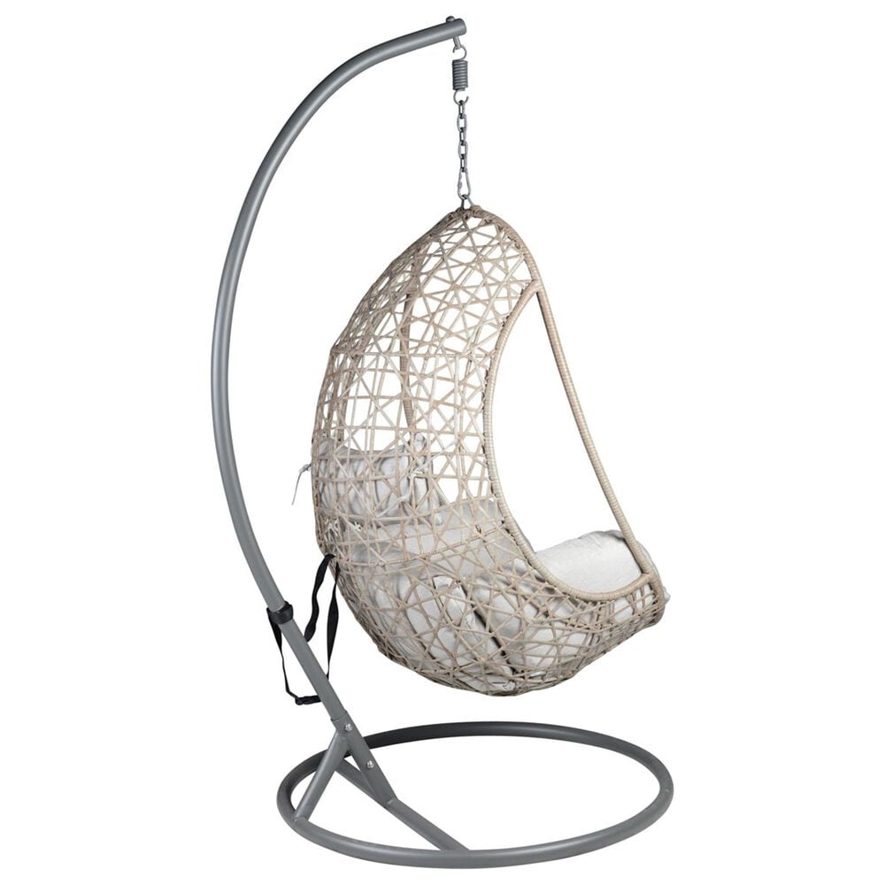 Crystal City Cayden Basket Chair in Charcoal, , large