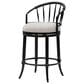 Armen Living Luther Counter Height Stool in Dark Brown, , large