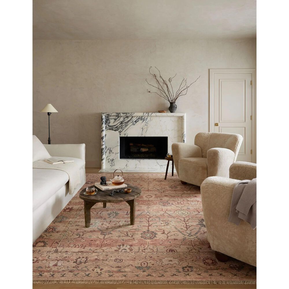 Loloi Dominic 4&#39; x 6&#39; Clay and Rust Area Rug, , large