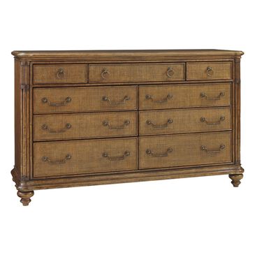 Tommy Bahama Home Bali Hai Costa Sera Triple Dresser in Warm Brown, , large